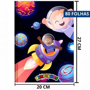 Caderno 1X1 96 Fls.c.d.brochurao Biscuit 1X4 C/Adesivo e Bolsa Norma