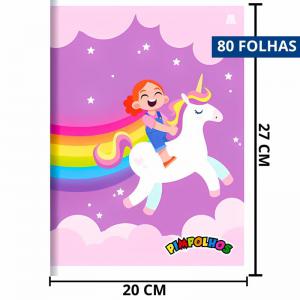 Caderno 1X1 96 Fls.c.d.brochurao Dragons 1X4 - Sao Domingos