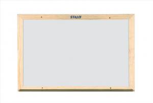 Quadro Escolar Branco Madeira 150X120Cm  Stalo