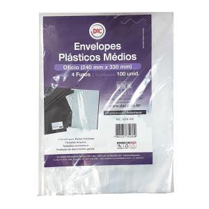 Envelopes Plásticos Ofício 24X33Cm - 100 Unidades