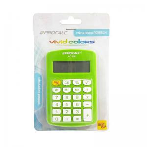 Calculadora 8 Digitos Procalc Colorida - Ch Tech