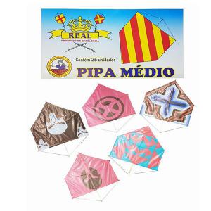 Pipa Média Seda  25 Peças - Real Seda