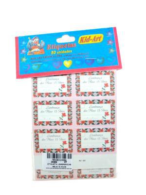 Etiqueta Lembrancas Meus 15 Anos Cart.c/50 Spack