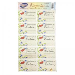 Etiqueta Lembrancas Nosso Enlace Cart.c/50 Spack