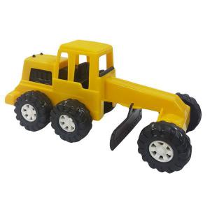 Motoniveladora Infantil Amarela Robusta Brinquedo Educativo