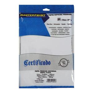 Papel Opaline Diplo,Ata A4 210Mmx297Mm 120G/M Branco C/50 Folhas