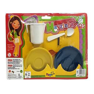 Kit Infantil Coleção Mayzinha com Pratinho - Mini Toys