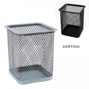 Porta-Caneta Aramado Quadrado Escritório Moderno