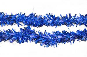Enfeite Natal Festão Azul 9Cm. 2Mt - Centro Oes