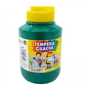 Tinta Guache Verde Bandeira 250Ml Acrilex Escolar