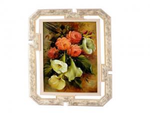 Quadro Parede Mold.oitavado 50X70 Especial S/Vidro Benfica