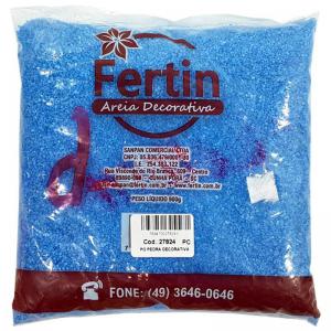 Areia Decorativa Azul Royal 900G - Sanpan