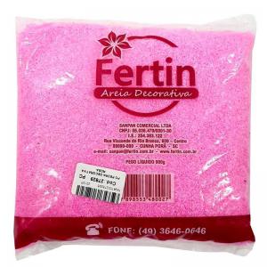 Areia Decorativa Rosa 900G Sanpan