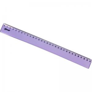 Régua Acrilica 30Cm Acrinil Lilás - Acrinil