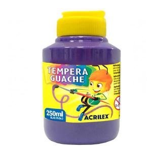 Tinta Guache Escolar Violeta 250Ml - Acrilex