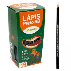Lapis Preto Hb Leo Leo Sextavado Caixa com 144 - Leonora