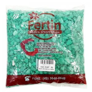 Pedra Decorativa Verde Musgo 900G - Sanpan