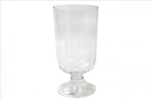 Vaso Taça Vidro Transparente 25Cm Decorativo