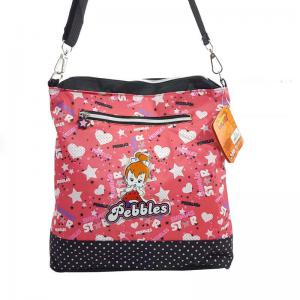 Bolsa Universitária Pebbles Feminina Rosa Casual