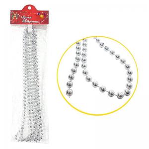 Enfeite Natal Corrente Bolinha Prata 2,5Mt - C.o