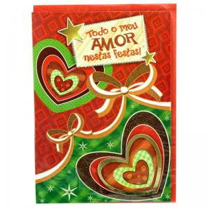 Cartao C/Envelope Colecao Dia de Natal  Ji Cart