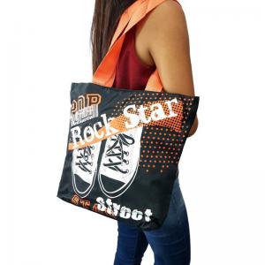 Bolsa Universitária Rock Star Estilo Musical Grande