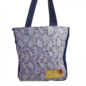 Bolsa Universitária Fashion Dac Azul Serpente
