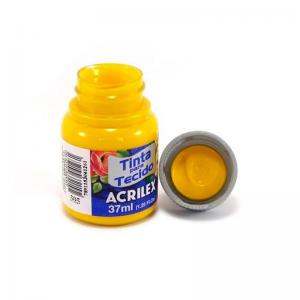 Tinta para Tecido Acrilex 37Ml Amarelo Limao