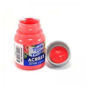 Tinta para Tecido Acrilex 37Ml Coral