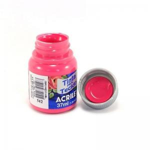 Tinta para Tecido Acrilex 37Ml Rosa Escuro