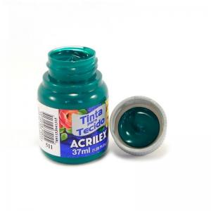 Tinta para Tecido Acrilex 37Ml Verde Bandeira