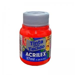 Tinta Tecido Acrilex Vermelho Vivo 37Ml