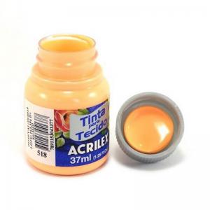 Tinta Tecido Acrilex Salmão 37Ml Artesanato