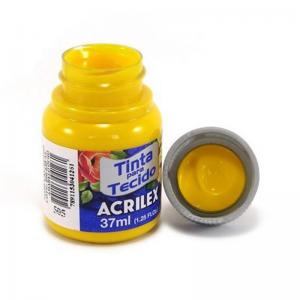 Tinta para Tecido Acrilex 37Ml Amarelo Ouro