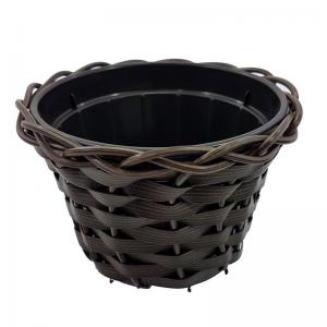 Cachepot Vime Redondo Violeta Argila 10Cm - Baeluan
