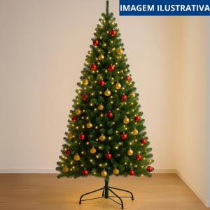 Árvore de Natal Pinheiro Verde 240Cm Luxo