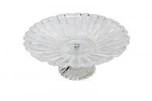 Prato para Bolo Acrílico Transparente 28Cm