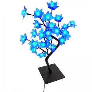 Arvore Natal Artificial 28 Led Flor Azul 127V/45Cm - Centro Oeste
