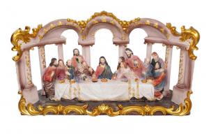 Presepio Resina Santa Ceia 24X40Cm Tascoinpor