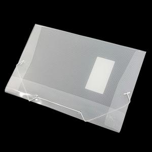Pasta com Aba Elastico Pp Sem Lombo Oficio Fina Transparente Unidade - Dac