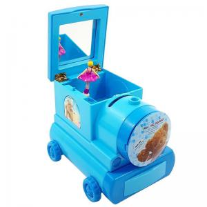 Porta Jóia Músical Infantil com Porta Moedas Treizinho Azul - X-Krika