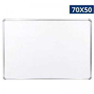 Quadro Escolar Branco Aluminio 70X50Cm  Stalo