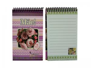 Caderno de Anotacoes 50Fls Mãe - Ji Cart - Ddm