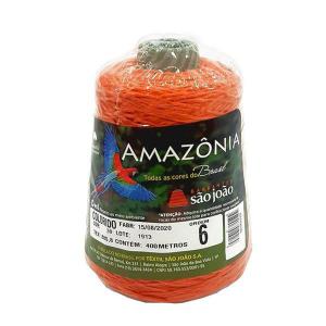 Barbante Amazônia Laranja 400M 400G São João