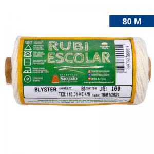 Barbante Cru Rubi Blyster 4/8 80M Artesanato São João