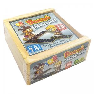 Domino Madeira Tradicional C/28 Pcs Iob