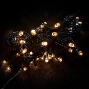 Pisca Natal Led Amarelo 50 Lam.fio Verde Seq. 220V4.5Mt Centro Oes