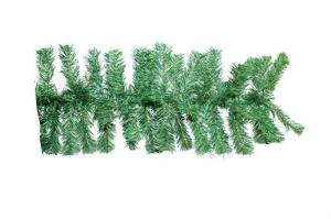 Enfeite Natal Festão Aramado Verde  36 Cm 2.7 Metros 500 Galhos - Centro Oeste