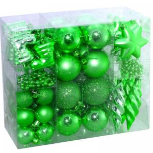 Bola Natal Kit Decor.verde C/56 Pcs Centro Oes