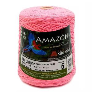Barbante Amazônia Neon Rosa 400M - Artesanato e Decoração